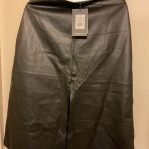 $15 FIRM FAUX Leather Skirt